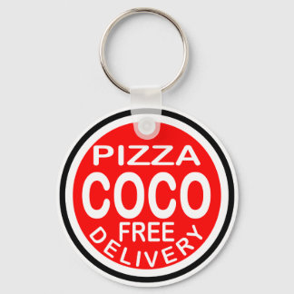 Coco Pizza Delivery Sleutelhanger