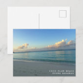 Coco Plum Beach Exuma Bahamas Briefkaart (Voorkant / Achterkant)