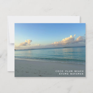 Coco Plum Beach Exuma Bahamas Briefkaart