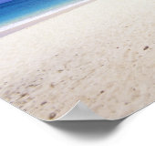 Coco Point Beach, Barbuda, Antigua Poster (Hoek)