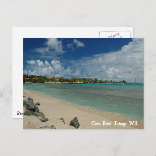 Coco Reef Tobago W.I. Briefkaart (Voorkant / Achterkant)