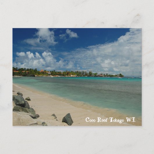 Coco Reef Tobago W.I. Briefkaart (Voorkant)