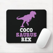 Coco-saurus Rex Dino Dinosaur Cocosaurus Funny  Muismat (Met muis)