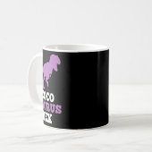 Coco-saurus Rex Dino Dinosaur Cocosaurus Grappig Koffiemok (Voorkant links)