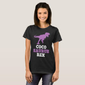 Coco-saurus Rex Dino Dinosaur Cocosaurus Grappig  T-shirt (Voorkant volledig)