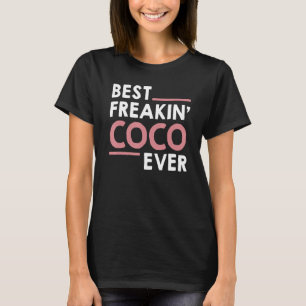 Coco Shirten voor Vrouwen Oma Schattige Beste Frea T-shirt