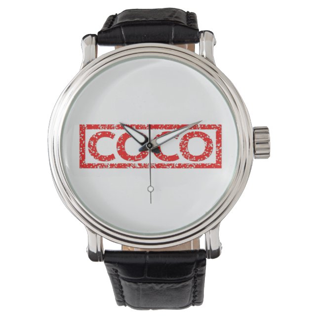 Coco Stamp Horloge (Voorkant)
