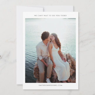 COCO Waterverf Palm Leaf bruiloft uitnodiging