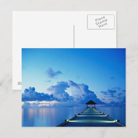 COCOA BEACH FLORIDA BRIEFKAART (Voorkant / Achterkant)