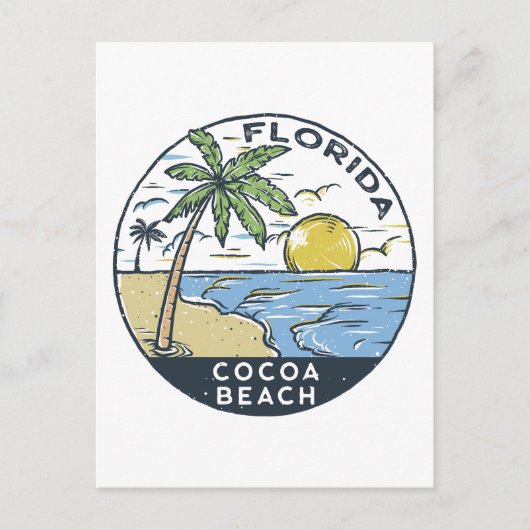 Cocoa Beach Florida  Briefkaart (Voorkant)