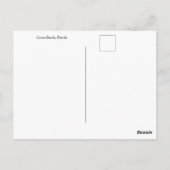 Cocoa Beach, Florida Briefkaart (Achterkant)