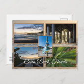 Cocoa Beach Florida Briefkaart (Voorkant / Achterkant)