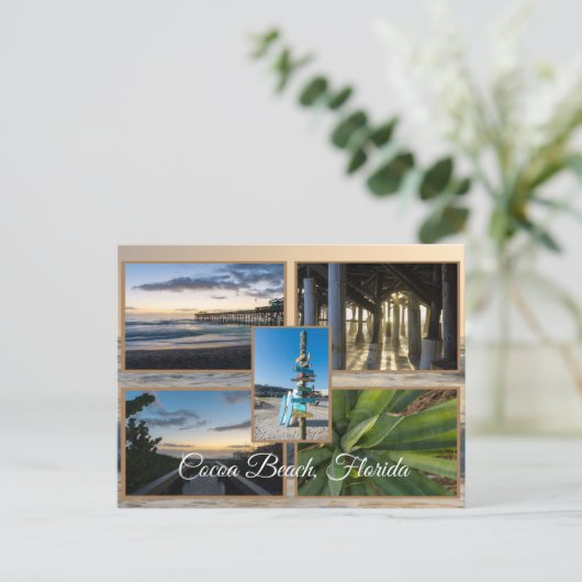 Cocoa Beach Florida Briefkaart (Staand voorkant)