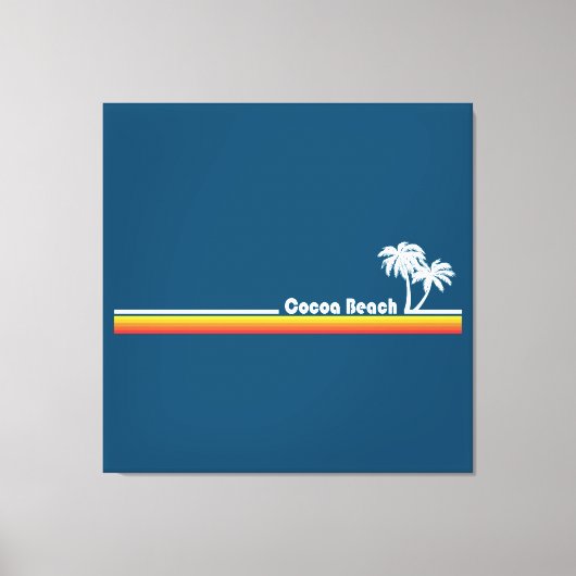 Cocoa Beach Florida Canvas Afdruk (Voorkant)