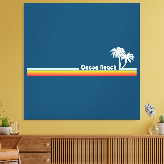 Cocoa Beach Florida Canvas Afdruk (Insitu (Woonkamer))