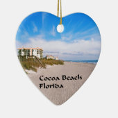 Cocoa Beach Florida Keramisch Ornament (Rechts)