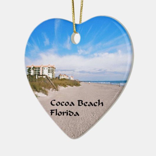 Cocoa Beach Florida Keramisch Ornament (Links)