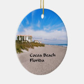 Cocoa Beach Florida Keramisch Ornament (Rechts)
