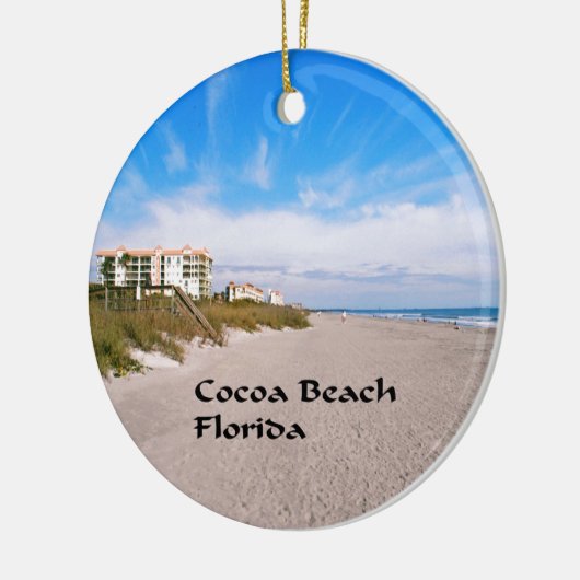 Cocoa Beach Florida Keramisch Ornament (Links)