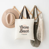 Cocoa Beach Florida Logo Tote Bag