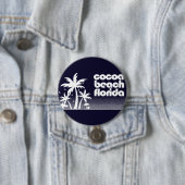 Cocoa Beach Florida Ronde Button 7,6 Cm (In situ)