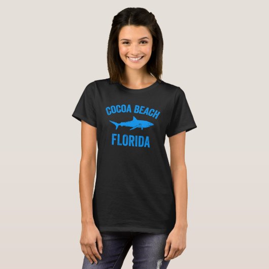 Cocoa Beach Florida Shark Cocoa Beach Florida Shar T-shirt (Voorkant volledig)