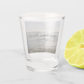 Cocoa Beach Florida Shot Glass Glas (Achterkant)