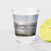 Cocoa Beach Florida Shot Glass Glas (Voorkant)