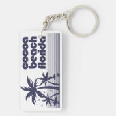 Cocoa Beach Florida Sleutelhanger (achterkant)