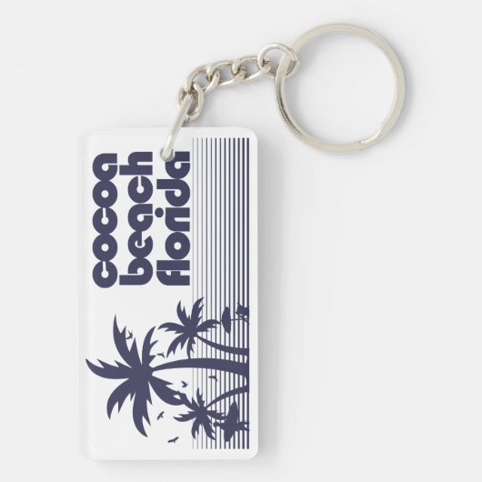 Cocoa Beach Florida Sleutelhanger (achterkant)