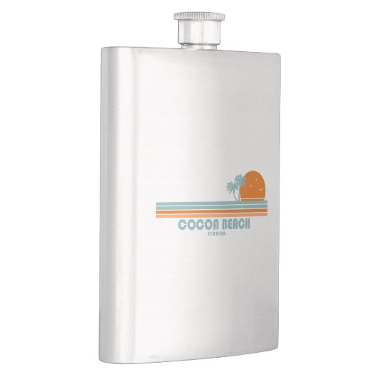 Cocoa Beach Florida Sun Palm Trees Flacon (Rechts)