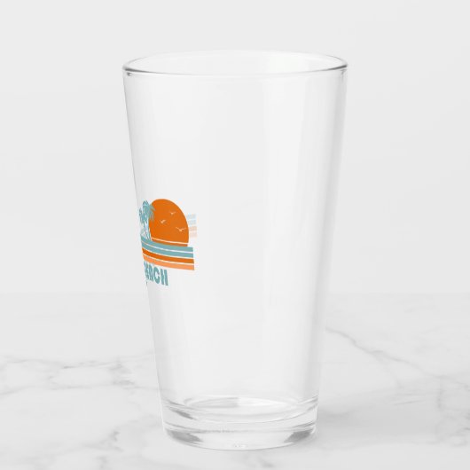 Cocoa Beach Florida Sun Palm Trees Glas (Links)