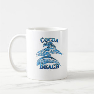 Cocoa Beach Florida Vacation Tribal Dolphins Koffiemok