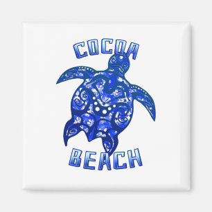 Cocoa Beach Florida Vacation Tribal Turtle Magneet