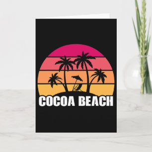 Cocoa Beach Florida Vakantie Souvenir Voor Mannen Kaart