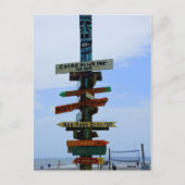 Cocoa Beach Landmark Briefkaart (Voorkant)