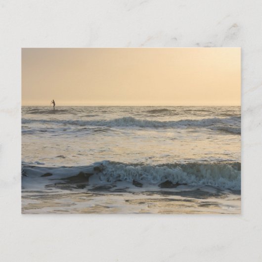 Cocoa Beach Paddleboarding Briefkaart (Voorkant)