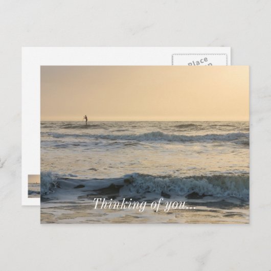 Cocoa Beach Paddleboarding Briefkaart (Voorkant / Achterkant)