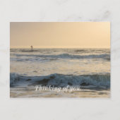 Cocoa Beach Paddleboarding Briefkaart (Voorkant)