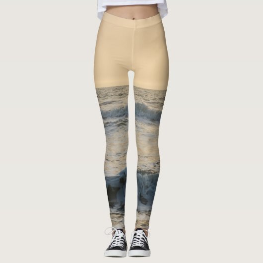 Cocoa Beach Paddleboarding Leggings (Voorkant)