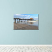 Cocoa Beach Pier Florida Foto's Canvas Afdruk (Insitu (Houten vloer))