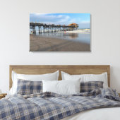 Cocoa Beach Pier Florida Foto's Canvas Afdruk (Insitu (Slaapkamer))