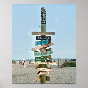 Cocoa Beach Pier foto Poster