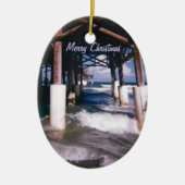 Cocoa Beach Pier Keramisch Ornament (Voorkant)
