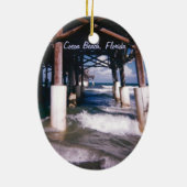 Cocoa Beach Pier Keramisch Ornament (Achterkant)