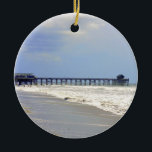 Cocoa Beach Pier Keramisch Ornament<br><div class="desc">De historische pier in Cocoa Beach,  Florida.</div>