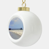 Cocoa Beach Pier Keramische Bal Ornament (Rechts)