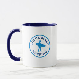 Cocoa Beach Surfing Coffee Mug Mok