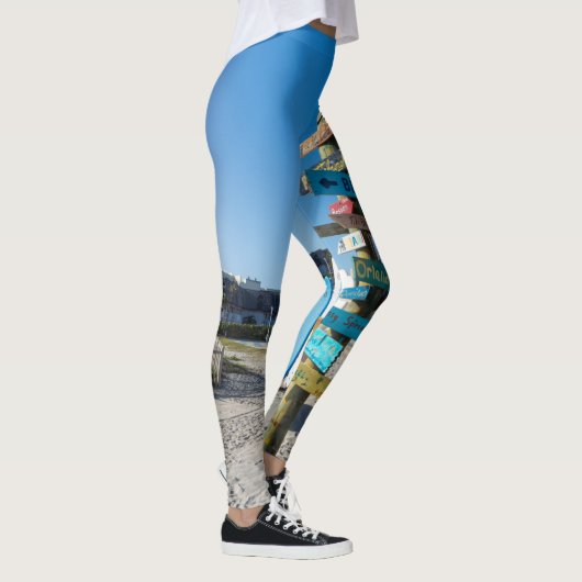 Cocoa Beach Tiki Totem Leggings (Rechts)