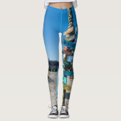 Cocoa Beach Tiki Totem Leggings (Voorkant)